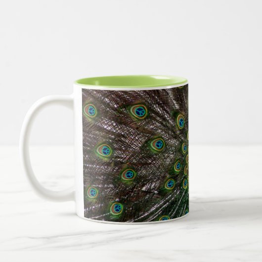 Tasse 2 Couleurs Peacock Peacecock 11oz (Gauche)