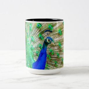 Tasse 2 Couleurs Peacock Plumage