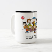 Tasse 2 Couleurs Peanuts | The Gang Teacher (Devant gauche)