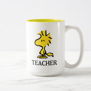 Tasse 2 Couleurs Peanuts   Woodstock Teacher