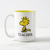 Tasse 2 Couleurs Peanuts | Woodstock Teacher (Gauche)