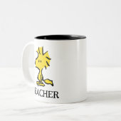 Tasse 2 Couleurs Peanuts | Woodstock Teacher (Devant gauche)