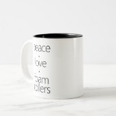 Tasse 2 Couleurs Peave Love Foam Rollers (Devant gauche)