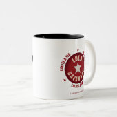 Tasse 2 Couleurs Pecan texan original (Devant droit)