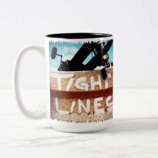 Tasse 2 Couleurs Pêchant les lignes serrées bobine de pêche de