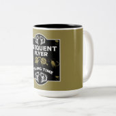 Tasse 2 Couleurs Pêche à la mouche Canada (Devant droit)