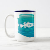 Tasse 2 Couleurs Pêche à la vague de l'Arizona (Gauche)