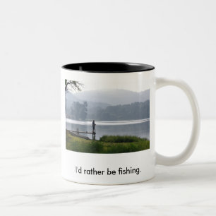 Tasse 2 Couleurs Pêche allée, je pêcherais plutôt