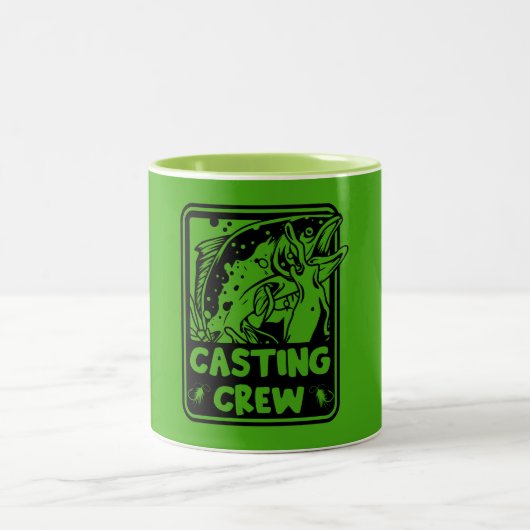 Tasse 2 Couleurs Pêche au volant Canada (Centre)