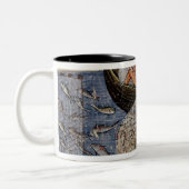 Tasse 2 Couleurs Pêche avec un filet (Gauche)