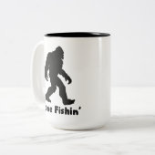 Tasse 2 Couleurs Pêche Bigfoot Sasquatch (Devant gauche)