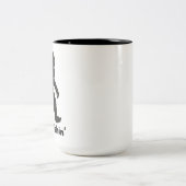Tasse 2 Couleurs Pêche Bigfoot Sasquatch (Centre)