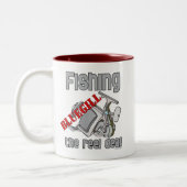 Tasse 2 Couleurs Pêche Bluegill L'affaire Reel Sérieux Pêche (Gauche)