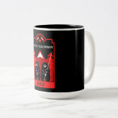 Tasse 2 Couleurs Pêche canadienne modifiable (Devant droit)