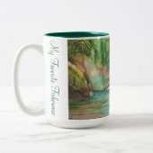 Tasse 2 Couleurs Pêche de mouche (Gauche)