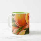 Tasse 2 Couleurs Pêche juteuse (Devant gauche)