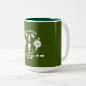 Tasse 2 Couleurs Pêche saumon Canada (Devant droit)