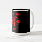 Tasse 2 Couleurs Pêche saumon Canada (Devant droit)