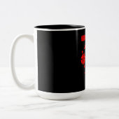 Tasse 2 Couleurs Pêche saumon Canada (Gauche)