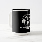 Tasse 2 Couleurs Pêche Saumon sauvage (Devant gauche)