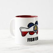 Tasse 2 Couleurs Pêche Utah (Devant gauche)