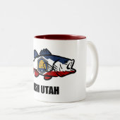 Tasse 2 Couleurs Pêche Utah (Devant droit)