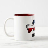 Tasse 2 Couleurs Pêche Utah (Gauche)