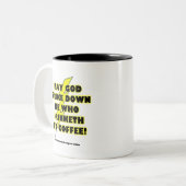 TASSE 2 COULEURS PÉCHÉS DE CAFÉ (Devant gauche)