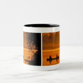 Tasse 2 Couleurs Pêcheurs dans un canoë (Centre)