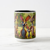 Tasse 2 Couleurs Peek-a-Roo : Baby Kangaroo Delight (Centre)