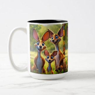 Tasse 2 Couleurs Peek-a-Roo : Baby Kangaroo Delight