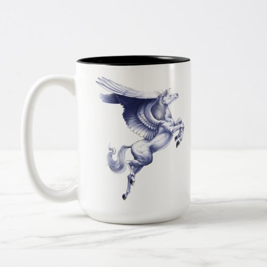 Tasse 2 Couleurs Pégase mythique (Gauche)
