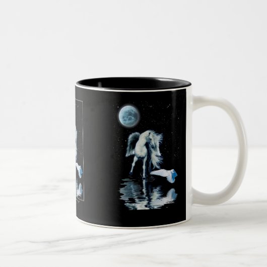 Tasse 2 Couleurs PEGASUS et collection BLANCHE de RAVEN (Droit)