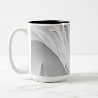 Tasse 2 Couleurs Peigne blanche