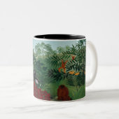 Tasse 2 Couleurs Peintre ROUSSEAU (Devant droit)