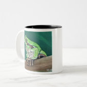 Tasse 2 Couleurs Peinture à la grenouille (Devant gauche)