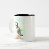 Tasse 2 Couleurs Peinture à l'encre et à l'aquarelle (Devant gauche)