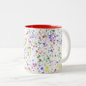 Tasse 2 Couleurs Peinture artiste KiniArt découpée (Devant droit)