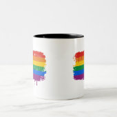 Tasse 2 Couleurs Peinture d'arc-en-ciel (Centre)