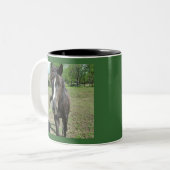 Tasse 2 Couleurs Peinture de cheval (Devant gauche)