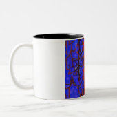 Tasse 2 Couleurs Peinture de corbeau (Gauche)