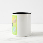 Tasse 2 Couleurs Peinture de libellules chatoyante (Centre)