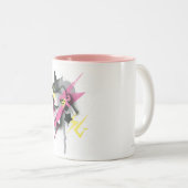 Tasse 2 Couleurs Peinture de pulvérisation Supergirl (Devant droit)