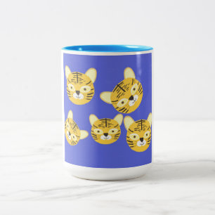 Tasse 2 Couleurs peinture de tigres