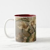Tasse 2 Couleurs Peinture d'orchidée (Gauche)