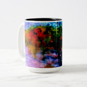Tasse 2 Couleurs Peinture paysagiste impressionnante (Devant gauche)