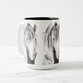 Tasse 2 Couleurs Peinture sauvage (Devant gauche)