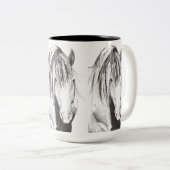 Tasse 2 Couleurs Peinture sauvage (Devant droit)