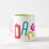 Tasse 2 Couleurs Pêle-mêle de Danebod (Devant gauche)