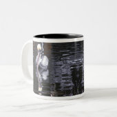 Tasse 2 Couleurs Pélican se reflétant (Devant gauche)